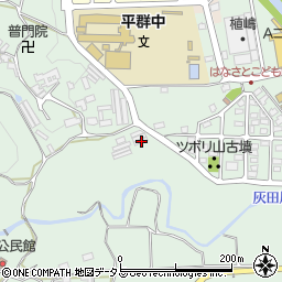 奈良県生駒郡平群町福貴1171周辺の地図