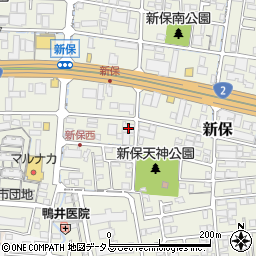 岡山県岡山市南区新保667-5周辺の地図