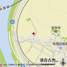 岡山県総社市清音古地96周辺の地図