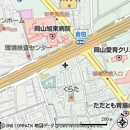 岡山県岡山市中区倉田536周辺の地図