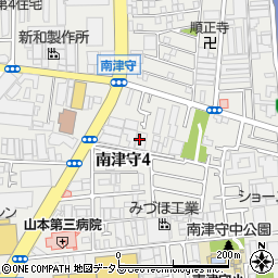 阪南鉄工所周辺の地図