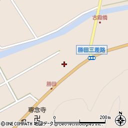 広島県安芸高田市八千代町勝田1378-1周辺の地図