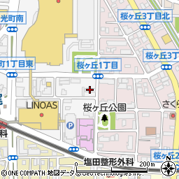 辻田コーポ周辺の地図