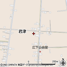 岡山県岡山市東区君津483周辺の地図