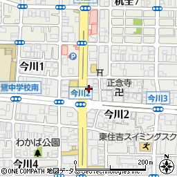 バイク王大阪店周辺の地図