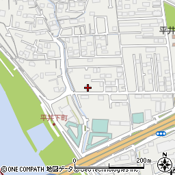 岡山県岡山市中区平井1229-2周辺の地図
