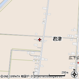 岡山県岡山市東区君津1233-6周辺の地図
