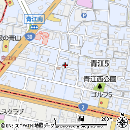 成田家 青江店周辺の地図