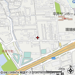 岡山県岡山市中区平井1228-29周辺の地図