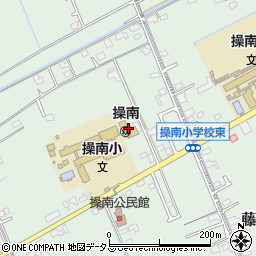 岡山市立操南幼稚園周辺の地図
