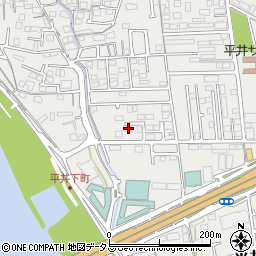 岡山県岡山市中区平井1229-18周辺の地図