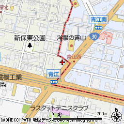 ラビット岡山青江店周辺の地図