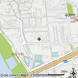 岡山県岡山市中区平井1229-16周辺の地図
