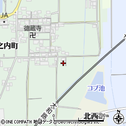 奈良県大和郡山市池之内町379周辺の地図