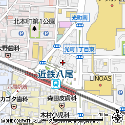 京都信用金庫八尾支店周辺の地図