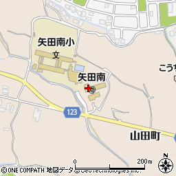 矢田南周辺の地図