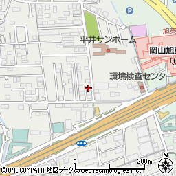 ラ・パルテール平井弐番館周辺の地図