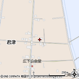 岡山県岡山市東区君津359周辺の地図
