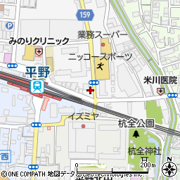 Ｋ‐ＮＥＴ　マックスバリュ平野駅前店周辺の地図