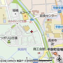 奈良県生駒郡平群町福貴1120周辺の地図
