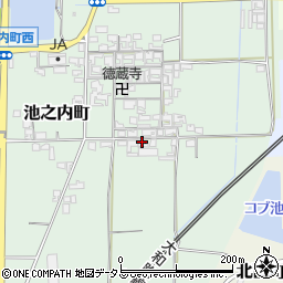 奈良県大和郡山市池之内町263周辺の地図