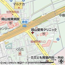 岡山県岡山市中区倉田523周辺の地図
