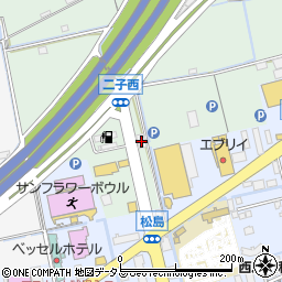 岡山県倉敷市二子346周辺の地図