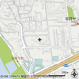 岡山県岡山市中区平井1229-22周辺の地図