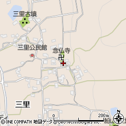 奈良県生駒郡平群町三里675周辺の地図