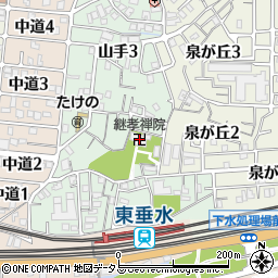 継孝禅院周辺の地図