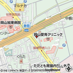岡山県岡山市中区倉田521周辺の地図
