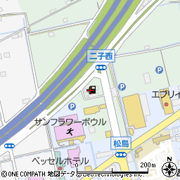 岡山県倉敷市二子348周辺の地図
