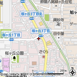 メガネ本舗八尾桜ケ丘店周辺の地図