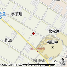 愛知県田原市中山町北松渕123周辺の地図