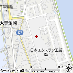 日本エクスラン工業周辺の地図