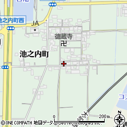 奈良県大和郡山市池之内町542周辺の地図
