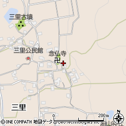 奈良県生駒郡平群町三里673周辺の地図