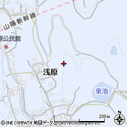 岡山県倉敷市浅原周辺の地図