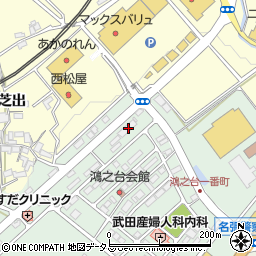 三重県名張市鴻之台１番町48周辺の地図