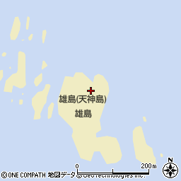 須佐港天神島灯台周辺の地図