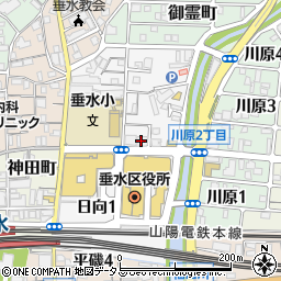 神戸信用金庫垂水支店周辺の地図