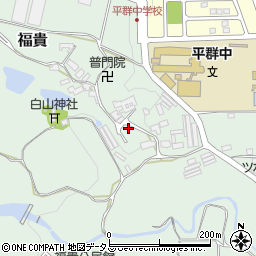 奈良県生駒郡平群町福貴1521周辺の地図
