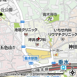 神戸市立駐輪場垂水駅前西自転車駐車場周辺の地図