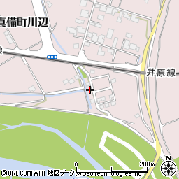 岡山県倉敷市真備町川辺1455周辺の地図