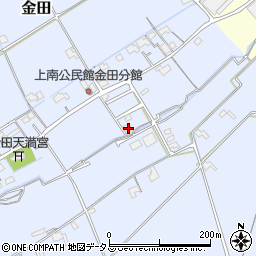 岡山県岡山市東区金田1074周辺の地図