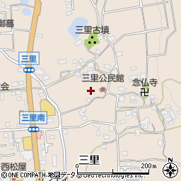 奈良県生駒郡平群町三里1004周辺の地図
