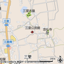 奈良県生駒郡平群町三里1002周辺の地図