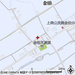 岡山県岡山市東区金田988-1周辺の地図
