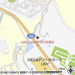 三重県名張市下比奈知3066-1周辺の地図