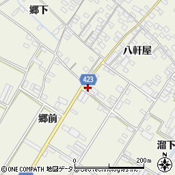 愛知県田原市中山町八軒屋175周辺の地図